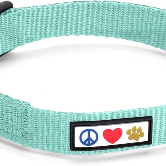 2 Pawtitas Adjustable Heavy Duty Waterproof Dog Collars for Extra Small Breeds - Picture 1 of 6